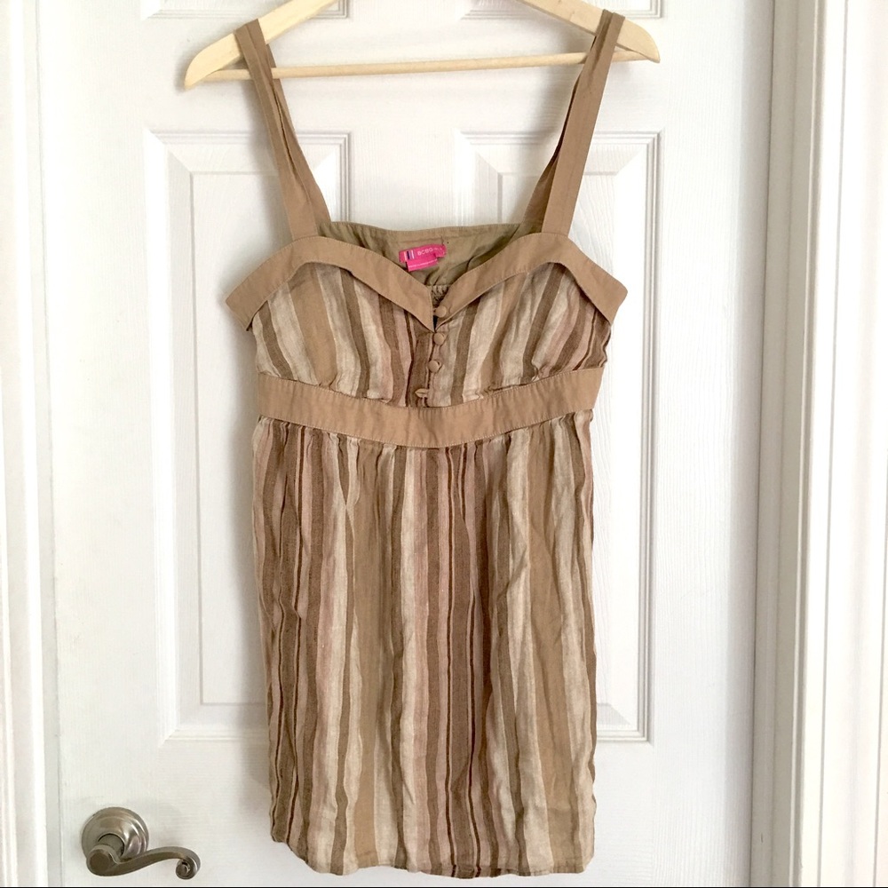 BCBGirls Sweetheart Bustier Peasant Festival Top Size Large